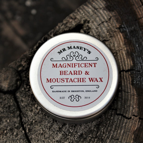 Mr Masey's Magnificent Moustache and Beard Wax  in autumnal woodland setting